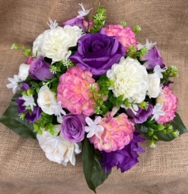 Silk Posy Mauve